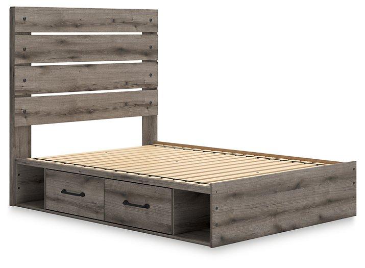 Graystorm Bed with Storage - Tallahassee Discount Furniture (FL)