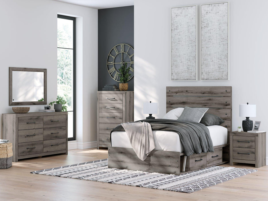 Graystorm Bed with Storage - Tallahassee Discount Furniture (FL)