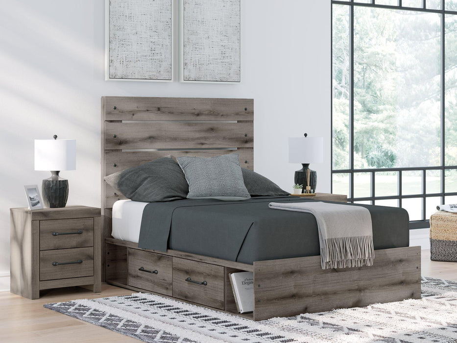 Graystorm Bed with Storage - Tallahassee Discount Furniture (FL)