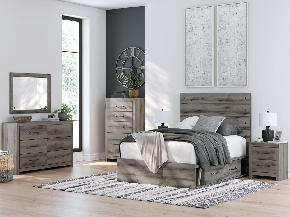 Graystorm Bed with Storage - Tallahassee Discount Furniture (FL)