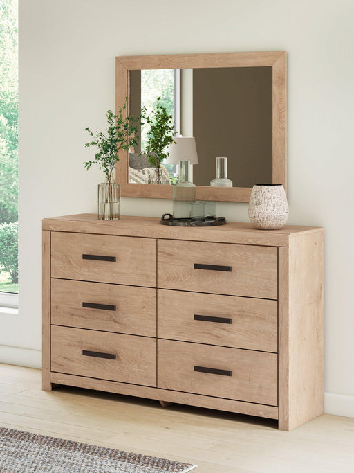 Sanginlane Dresser and Mirror - Tallahassee Discount Furniture (FL)