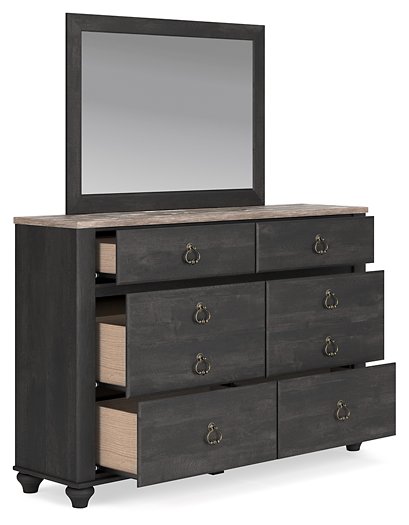 Nanforth Dresser and Mirror