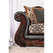 JAMAEL Brown/Espresso Love Seat - Tallahassee Discount Furniture (FL)
