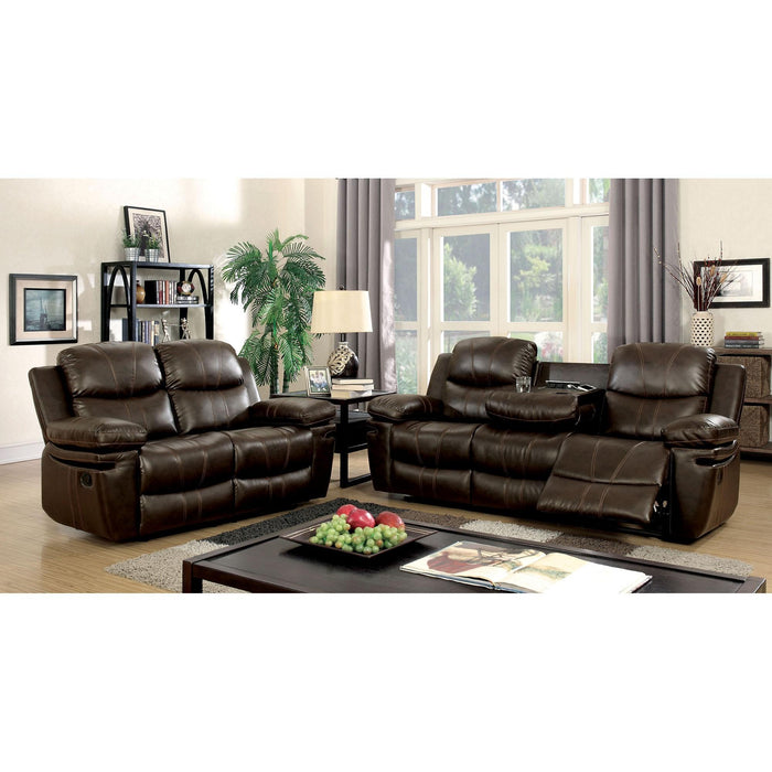 Listowel Brown Love Seat - Tallahassee Discount Furniture (FL)