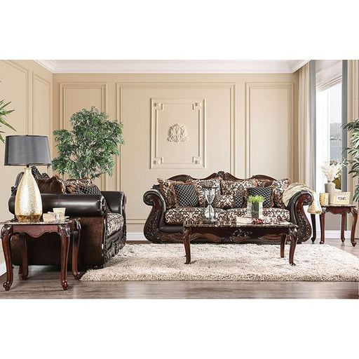 JAMAEL Brown/Espresso Sofa - Tallahassee Discount Furniture (FL)