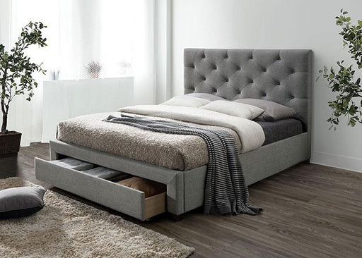 SYBELLA Queen Bed, Gray - Tallahassee Discount Furniture (FL)