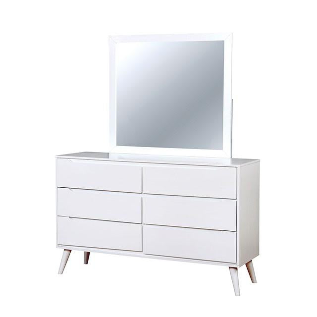 LENNART II White Mirror - Tallahassee Discount Furniture (FL)