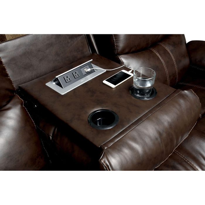 Listowel Brown Love Seat - Tallahassee Discount Furniture (FL)