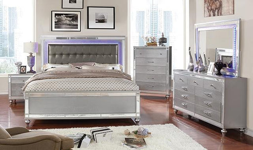 Brachium Silver Night Stand - Tallahassee Discount Furniture (FL)