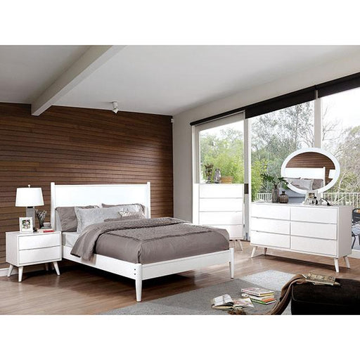 LENNART II White Oval Mirror - Tallahassee Discount Furniture (FL)