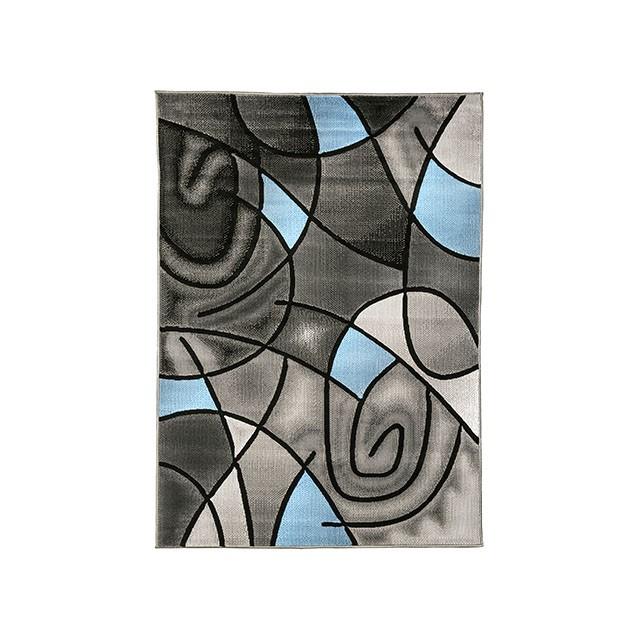 Sivas Charcoal Blue 5' X 8' Area Rug - Tallahassee Discount Furniture (FL)
