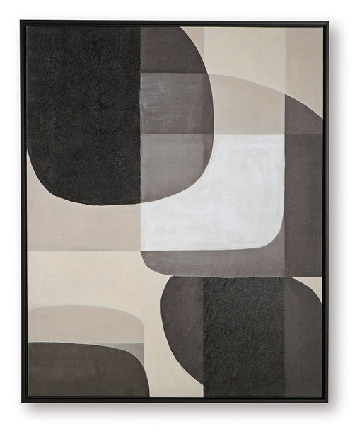 Kesleigh - Black / White - Wall Art - Tallahassee Discount Furniture (FL)