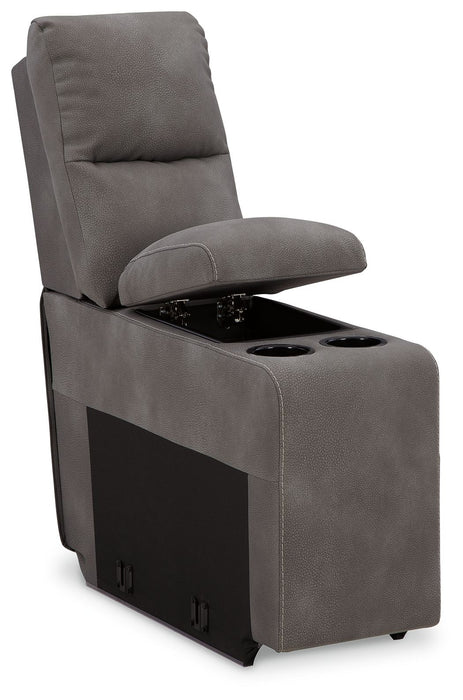 Next-gen Durapella - Slate - Console With Storage - Tallahassee Discount Furniture (FL)