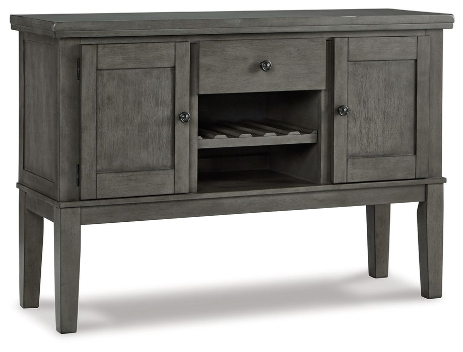 Hallanden - Dining Room Server - Gray - Tallahassee Discount Furniture (FL)