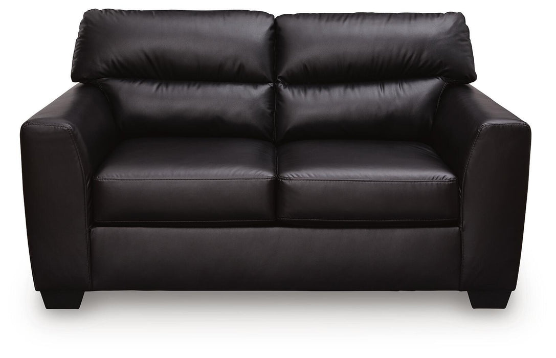 Glennbre - Loveseat - Midnight - Tallahassee Discount Furniture (FL)