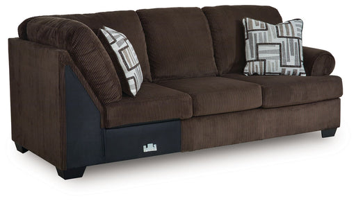 Kimlee - Chocolate - RAF Sofa - Tallahassee Discount Furniture (FL)