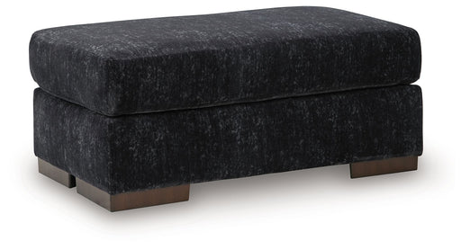 Whitmore Manor - Ottoman - Black Pearl - Tallahassee Discount Furniture (FL)
