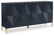 Loirwick - Dark Blue - Accent Cabinet - Tallahassee Discount Furniture (FL)