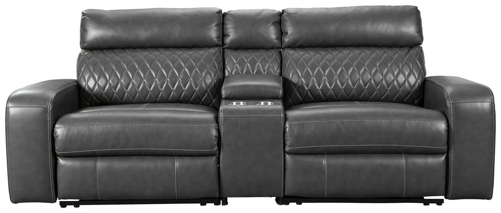 Samperstone - Power Reclining Sectional - Tallahassee Discount Furniture (FL)