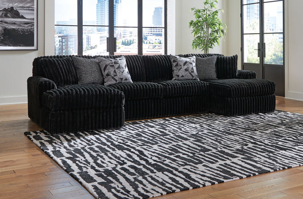 Midnight-Madness - Sectional Set - Tallahassee Discount Furniture (FL)