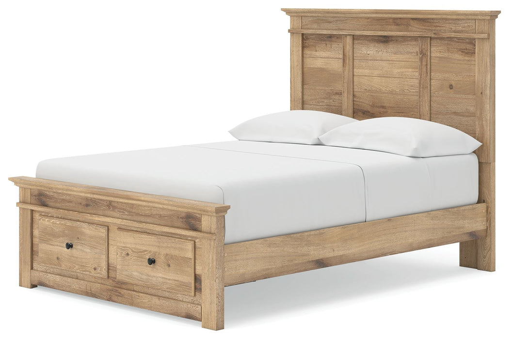 Makidern - Panel Storage Bed With Under Bed Storage Unit And Storage Footboard - Tallahassee Discount Furniture (FL)
