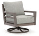 Hillside Barn - Gray / Brown - Swivel Lounge W/ Cushion - Tallahassee Discount Furniture (FL)
