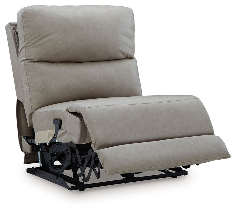 Narwhal Place - Pebble - Power Armless Recliner With Adjustable Headrest - Tallahassee Discount Furniture (FL)