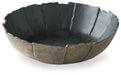 Aidman - Bowl - Black / Antique Gold Finish - Tallahassee Discount Furniture (FL)