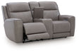5Z-Comfort - Relaxation - Power Reclining Loveseat with Console / Adj Headrest - Tallahassee Discount Furniture (FL)