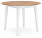 Gesthaven - Round Dining Room Drop Leaf Table Set - Tallahassee Discount Furniture (FL)