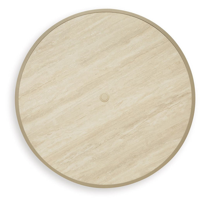 Orchard Beach - Outdoor Dining Table - Beige - Tallahassee Discount Furniture (FL)