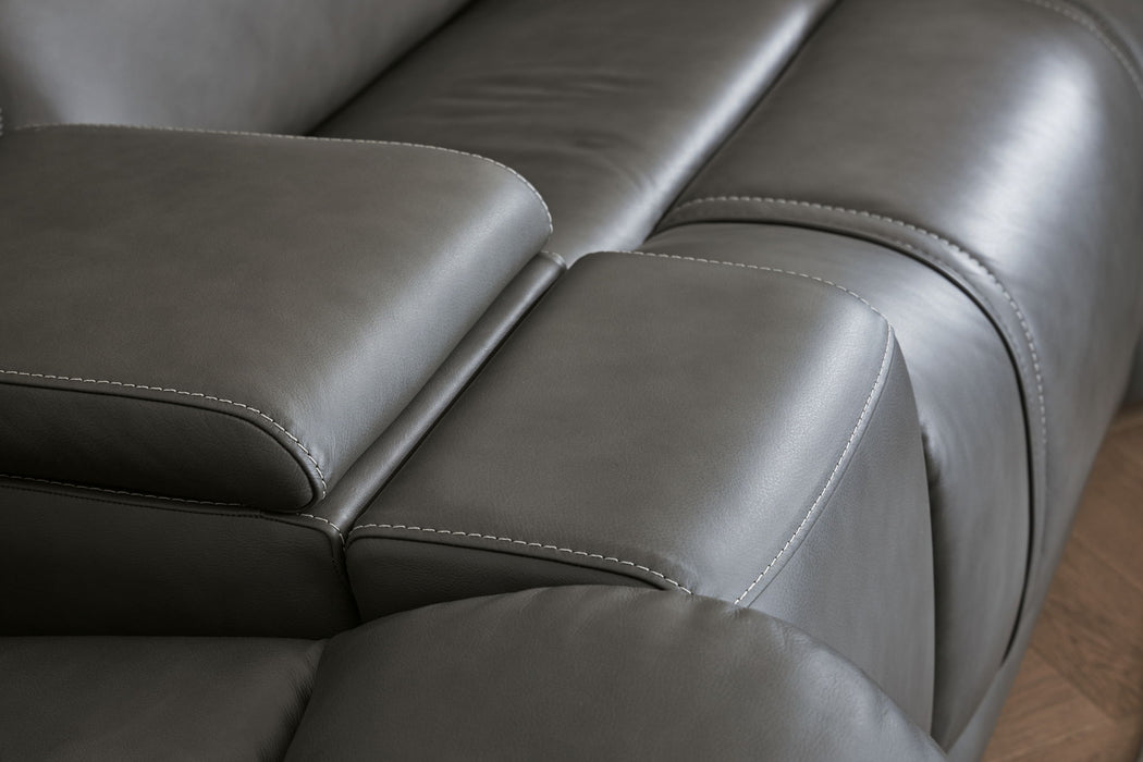 5Z - Pittson - Power Reclining Sectional - Tallahassee Discount Furniture (FL)