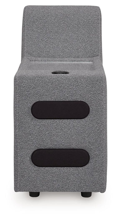 Modmax II - Console With Audio System - Salt And Pepper - Tallahassee Discount Furniture (FL)