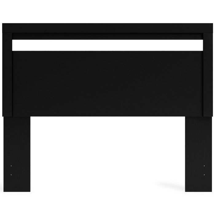 Finch - Queen Panel Headboard - Black - Tallahassee Discount Furniture (FL)