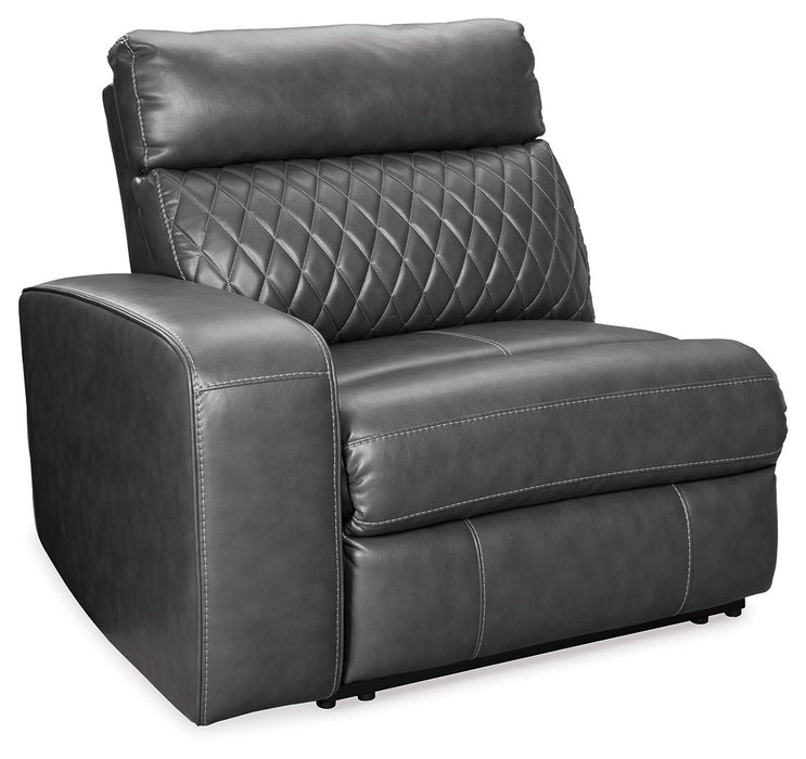 Samperstone - Power Reclining Sectional - Tallahassee Discount Furniture (FL)