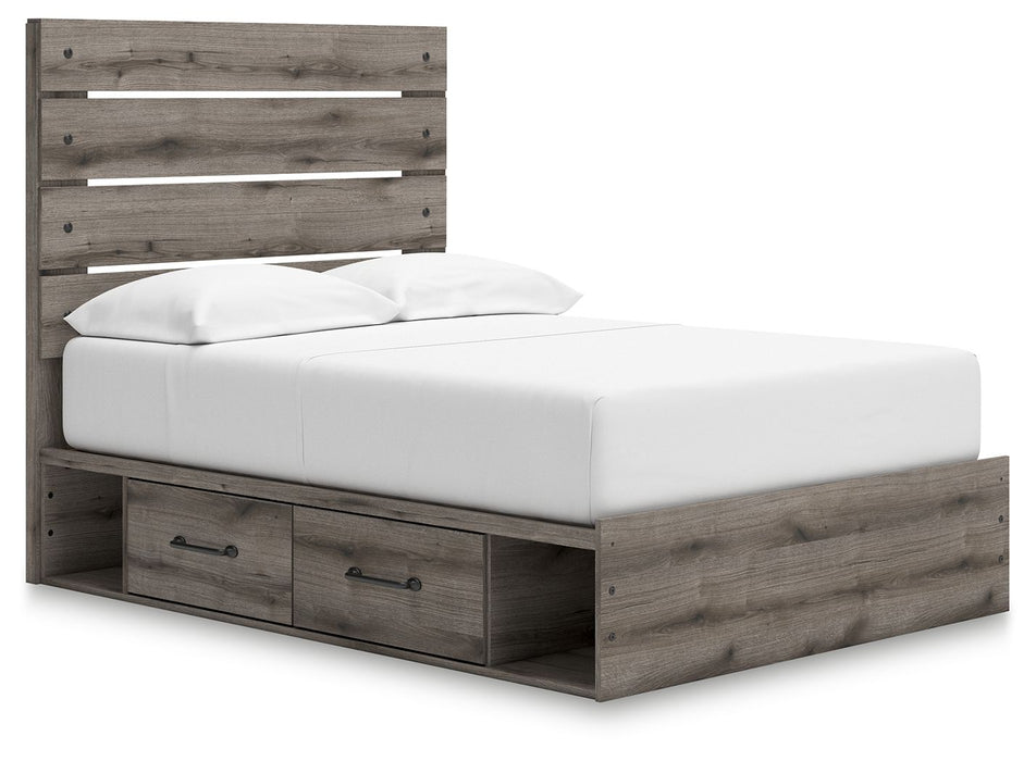 Graystorm - Panel Bed With Storage - Tallahassee Discount Furniture (FL)