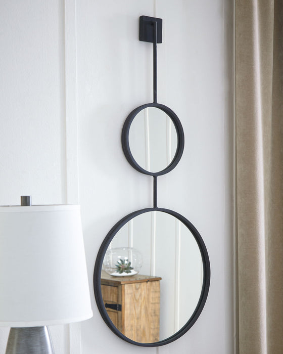 Brewer - Accent Mirror - Black - Tallahassee Discount Furniture (FL)