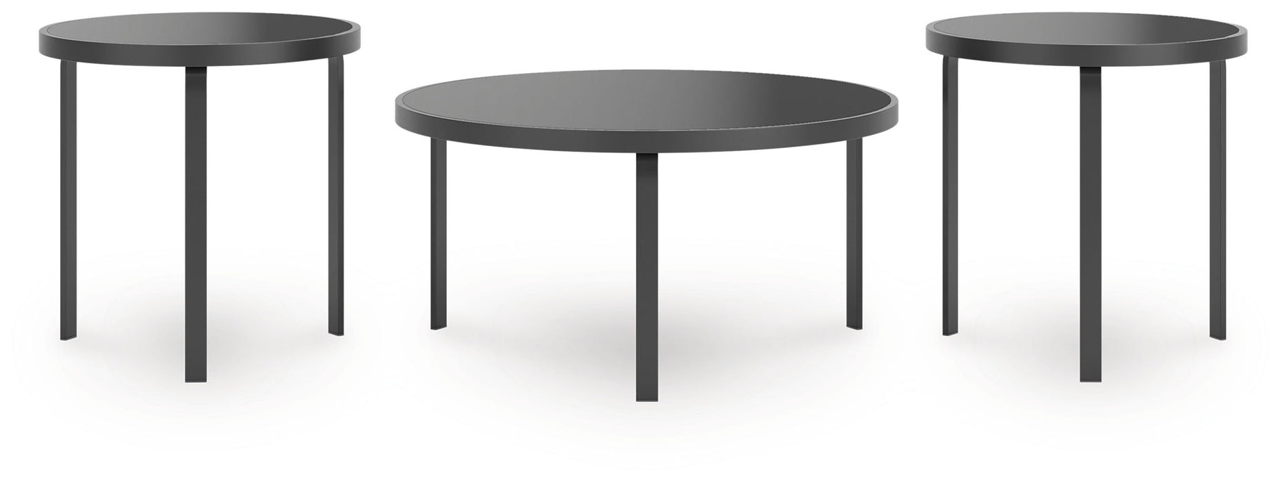 Dorylin - Black - Occasional Table Set (Set of 3) - Tallahassee Discount Furniture (FL)