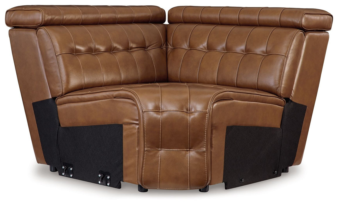 Temmpton - Chocolate - Wedge With Manual Headrest - Tallahassee Discount Furniture (FL)