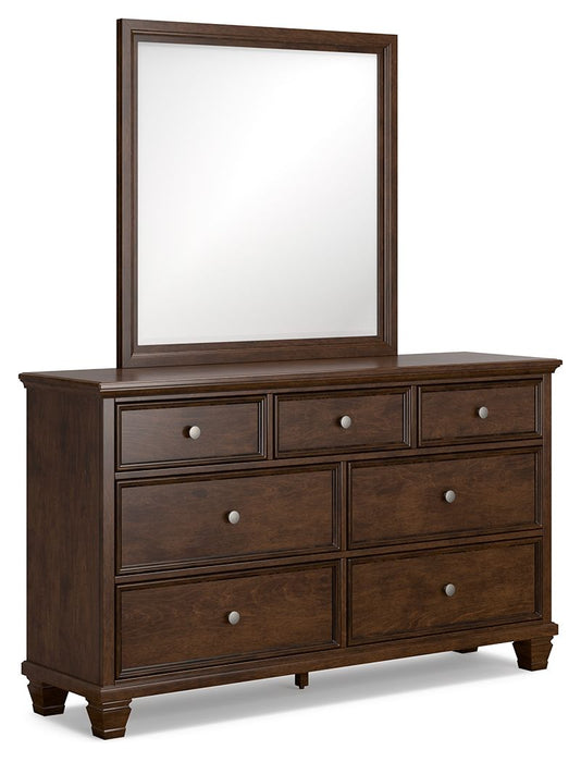 Danabrin - Brown - Dresser And Mirror - Tallahassee Discount Furniture (FL)