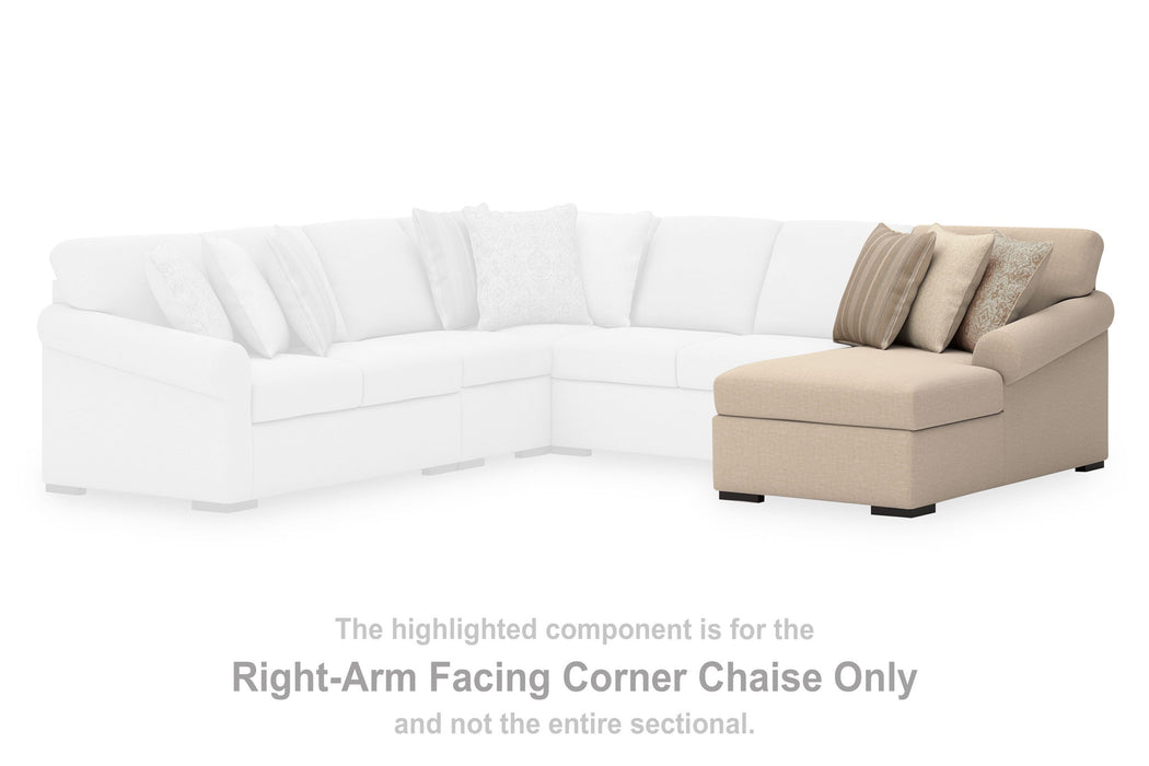 LadyMae - Twill - RAF Corner Chaise - Tallahassee Discount Furniture (FL)