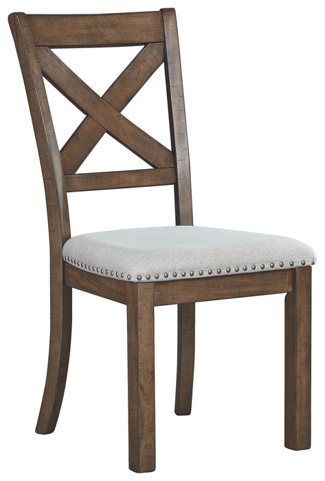 Moriville - Beige - Dining UPH Side Chair (Set of 2) - Tallahassee Discount Furniture (FL)