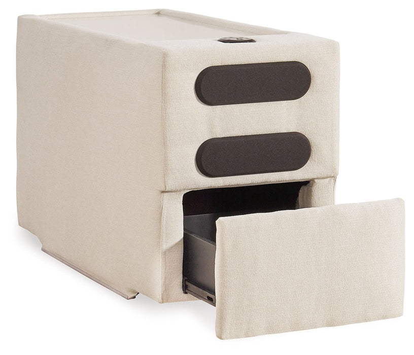 Modmax - Oyster - Console With Audio System - Tallahassee Discount Furniture (FL)