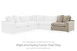 Maxton Heights - RAF Corner Chair - Pebble - Tallahassee Discount Furniture (FL)