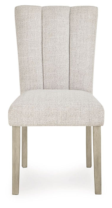 Larawyn - Dining Upholstered Side Chair (Set of 2) - Bisque - Tallahassee Discount Furniture (FL)