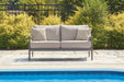 Ocean Beach - Loveseat With Cushion - Gray - Tallahassee Discount Furniture (FL)