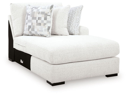 Misty-Lakes - RAF Corner Chaise - Chalk - Tallahassee Discount Furniture (FL)