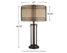 Hanswell - Metal Table Lamp  - Dark Brown - Tallahassee Discount Furniture (FL)