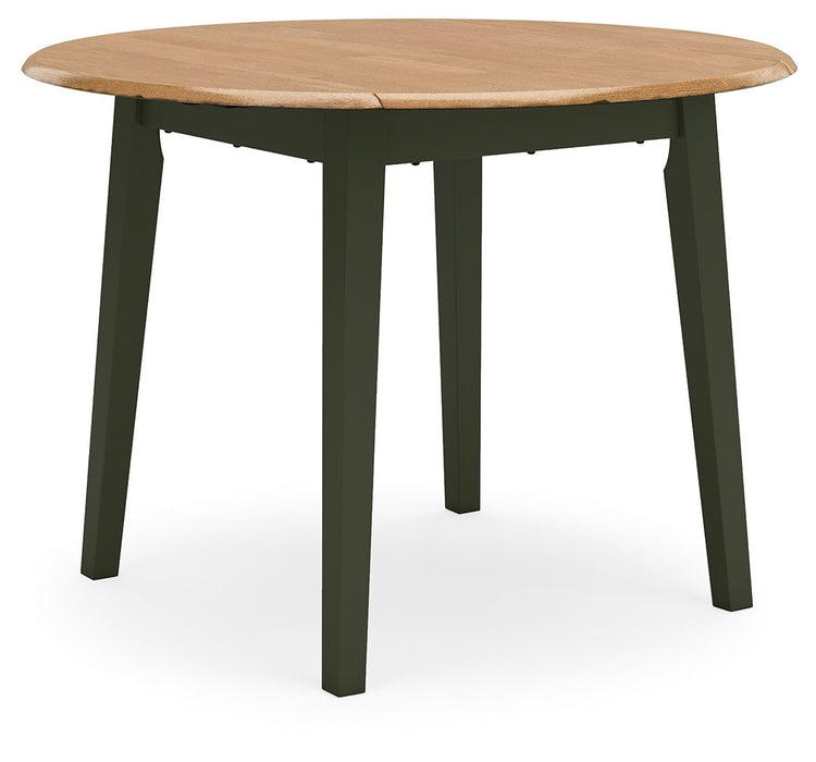 Gesthaven - Round Dining Room Drop Leaf Table Set - Tallahassee Discount Furniture (FL)