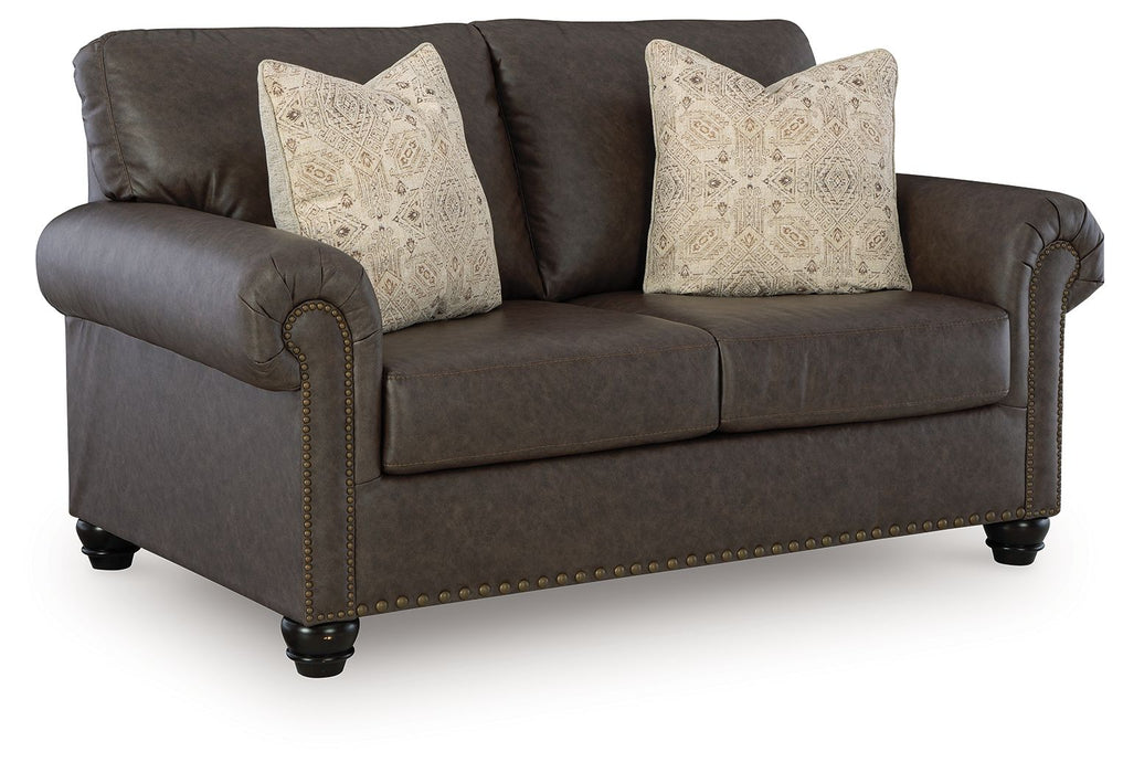 Roxmere - Umber - Loveseat - Tallahassee Discount Furniture (FL)
